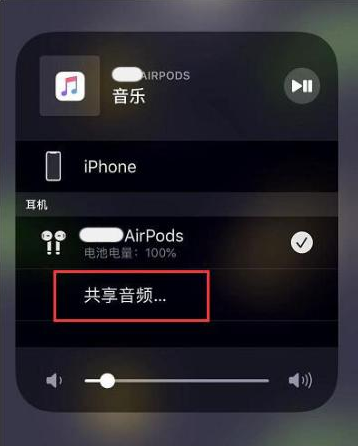 浦口苹果14音频维修点分享iPhone14音频共享设置方法 