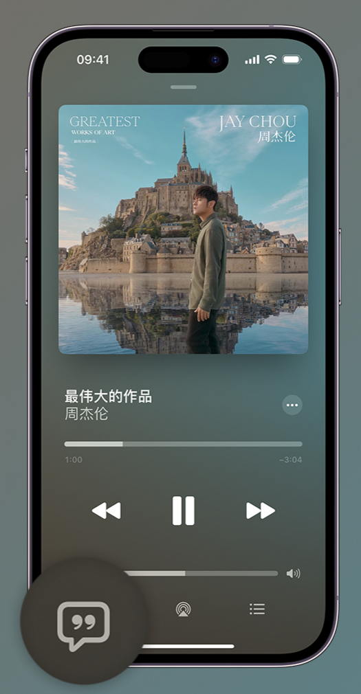 浦口iphone维修分享如何在iPhone上使用Apple Music全新唱歌功能 